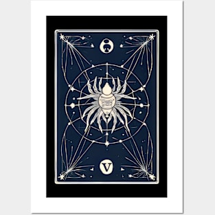 Spider Tarot Card Reader Astrology Occult Posters and Art